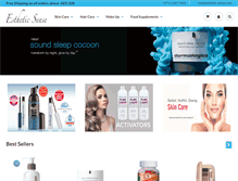 Tablet Screenshot of esthetic-sense.com